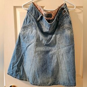 Womens jean skirt